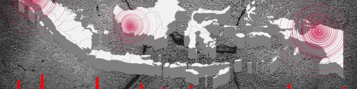 Gambar ilustrasi gempa bumi di Pangandaran