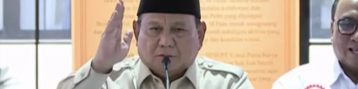 Prabowo Subianto mengungkapkan rasa sedihnya tentang pejabat korupsi